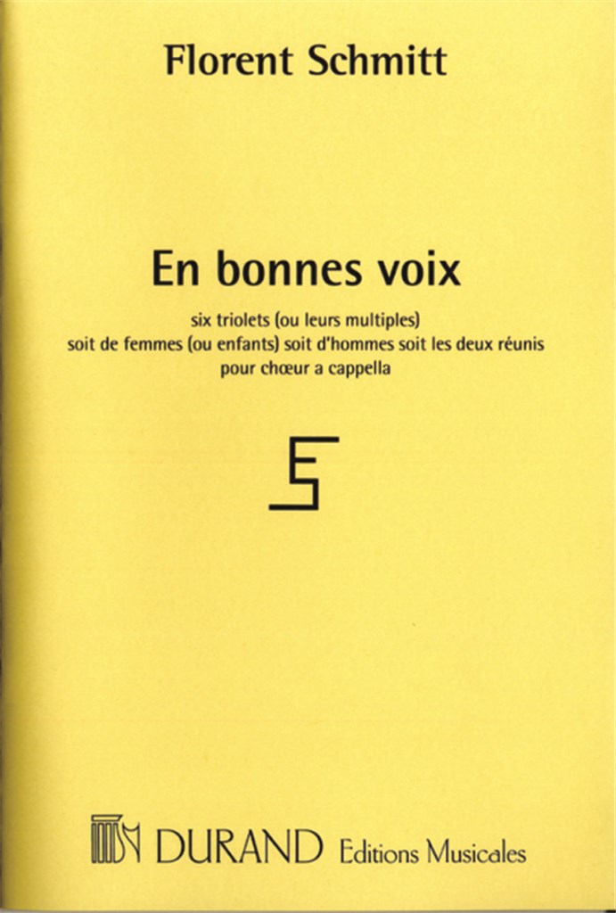 En Bonnes Voix, opus 91